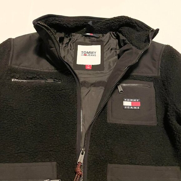 Tommy Hilfiger Jeans Fleece Jacket Womens Size Medium - Picture 9 of 16